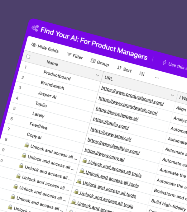 ai tools for product management, ai tools for product managers