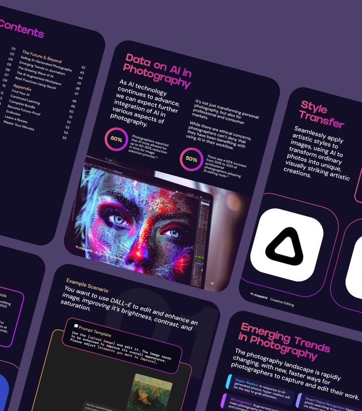 generative ai for photography - preview