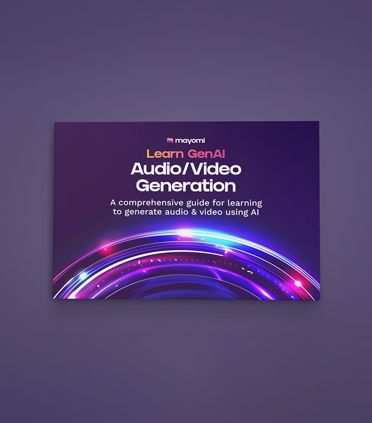 learn generative ai audio & video generation_front generative ai, audio generation, video generation, gen ai, learn generative ai, learn gen ai, learn audio generation, audio generator, learn video generation, video generator
